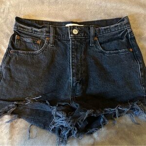 abercrombie jean shorts
